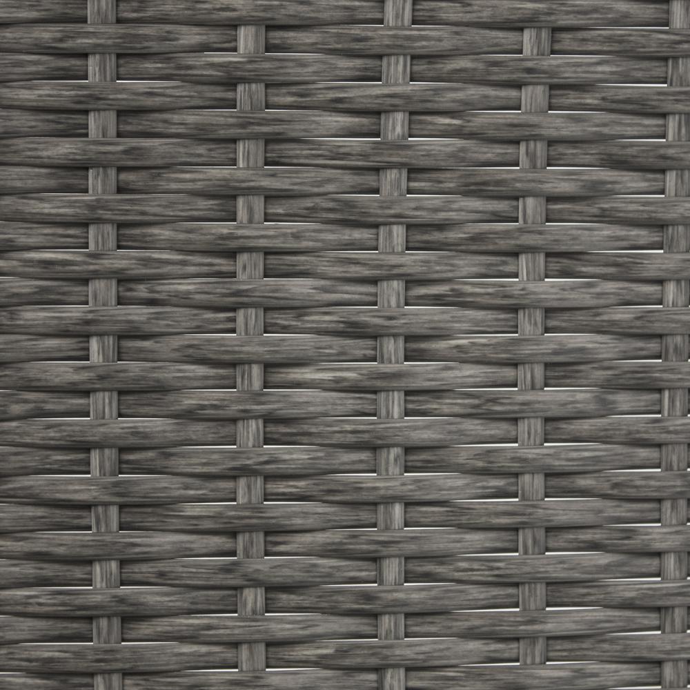 Palm Harbor 2Pc Wicker Backless Outdoor Bar Stool Set