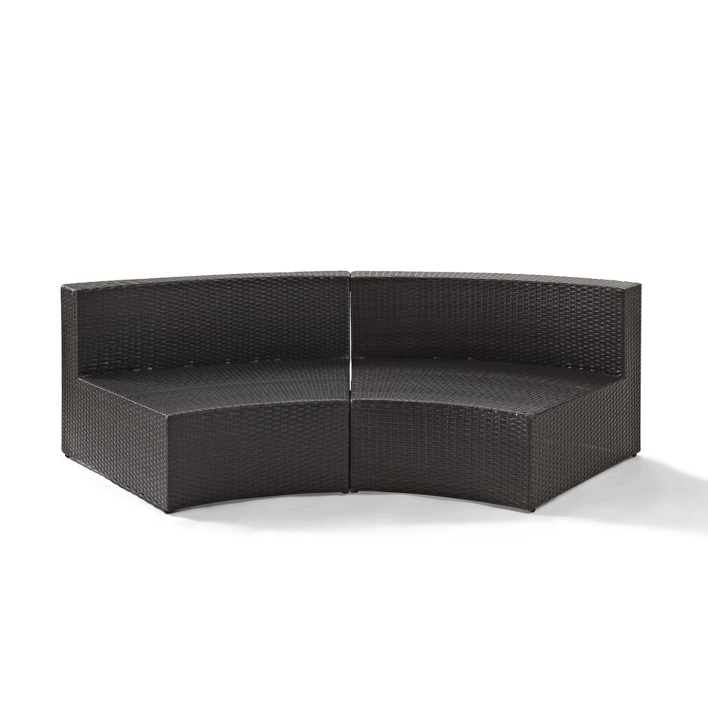 Catalina Wicker Round Outdoor Sectional Sofa