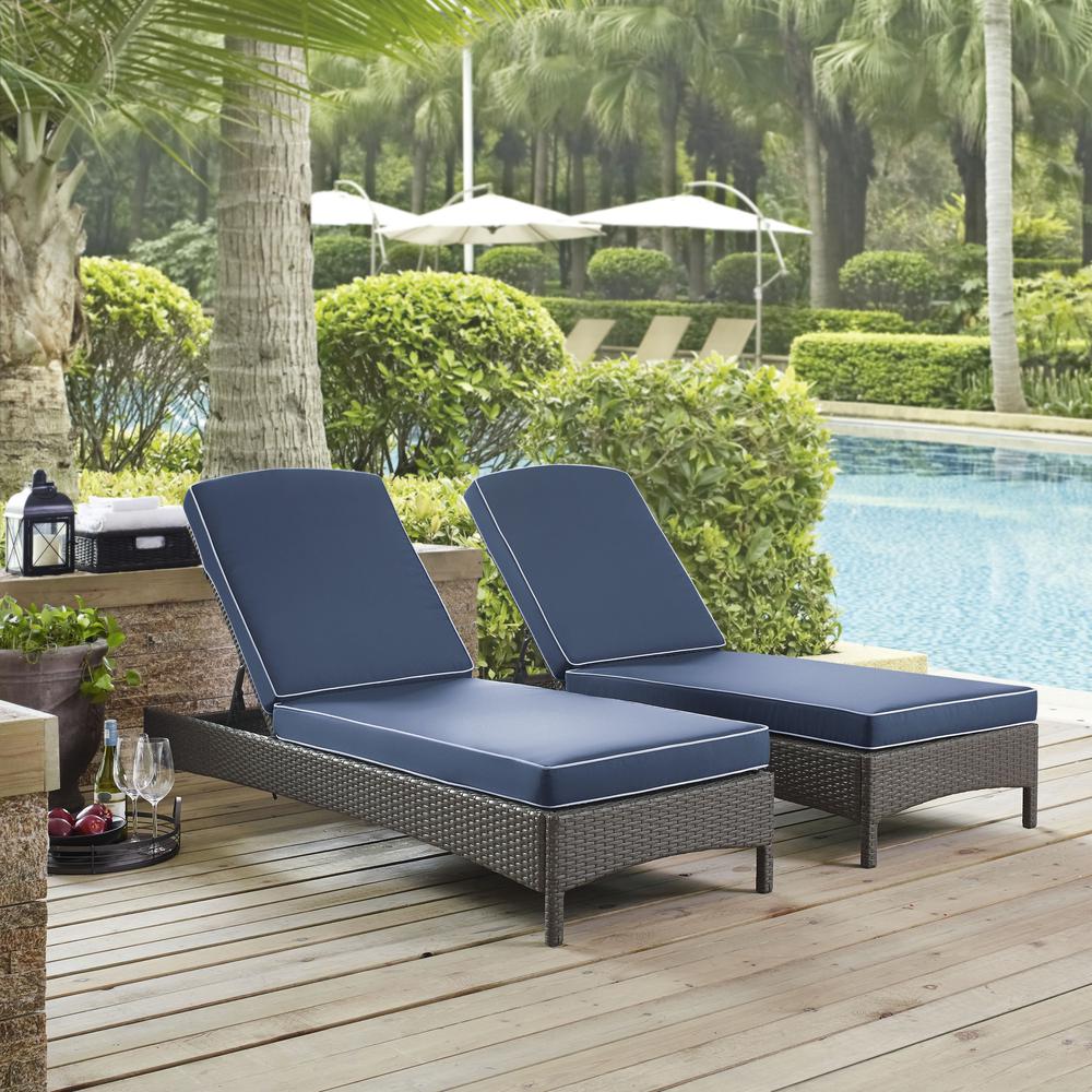 Palm Harbor Wicker Outdoor Chaise Lounge