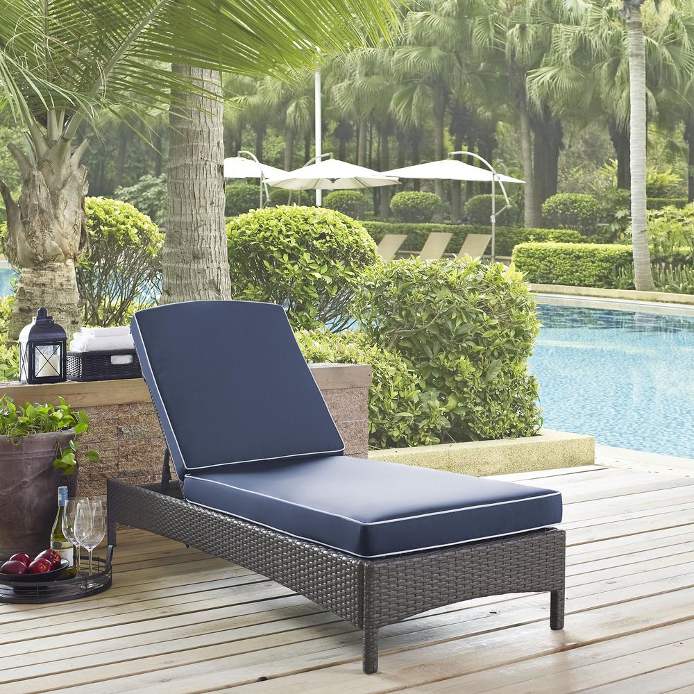 Palm Harbor Wicker Outdoor Chaise Lounge