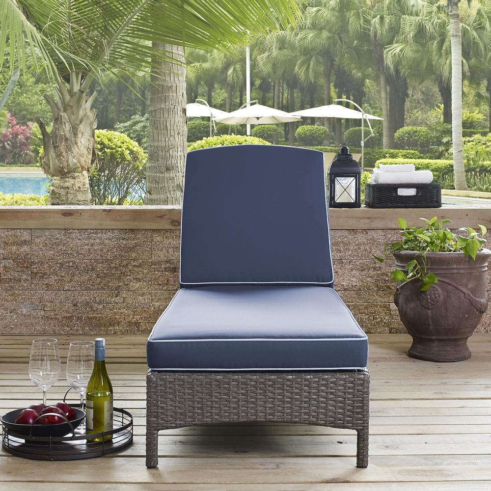 Palm Harbor Wicker Outdoor Chaise Lounge