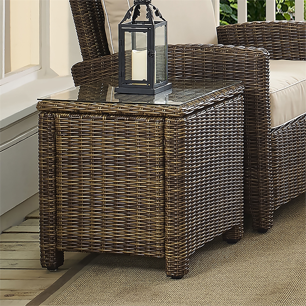 Bradenton Wicker Outdoor Side Table