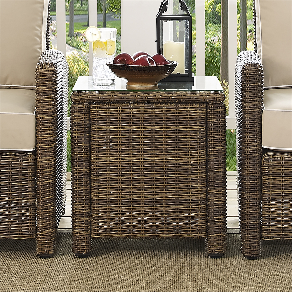 Bradenton Wicker Outdoor Side Table