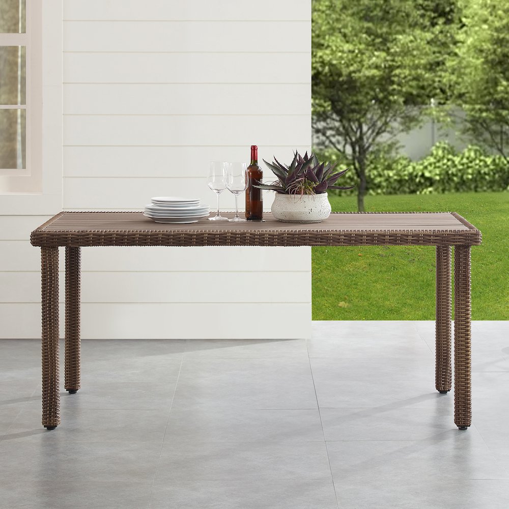 Bradenton Wicker Outdoor Dining Table
