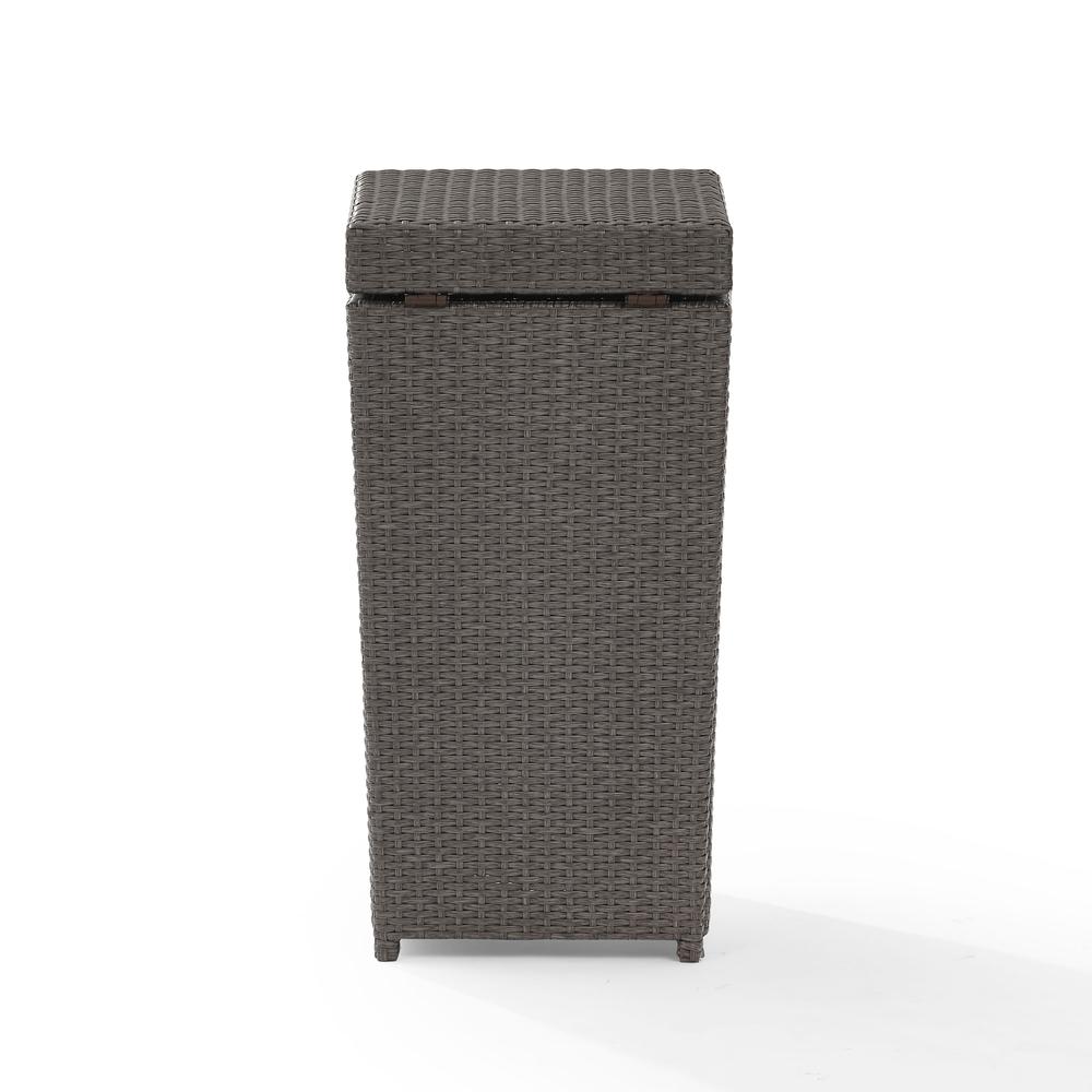 Palm Harbor Wicker Outdoor Trash Can