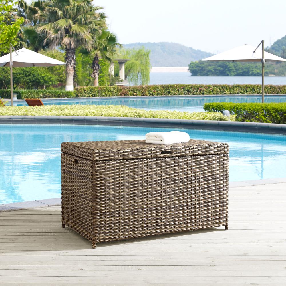 Bradenton Wicker Outdoor Storage Box