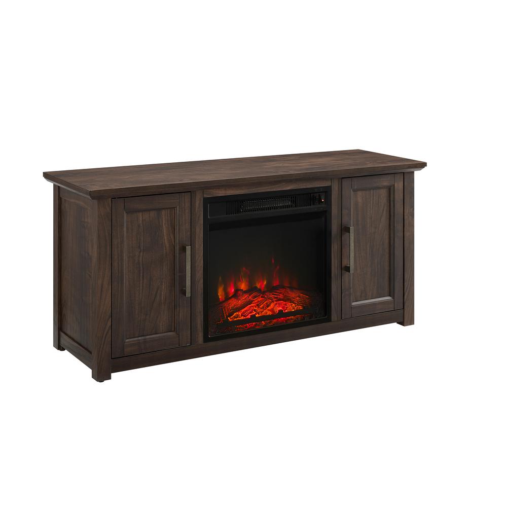 Camden Low Profile Fireplace Tv Stand For 50+ Inch Tv