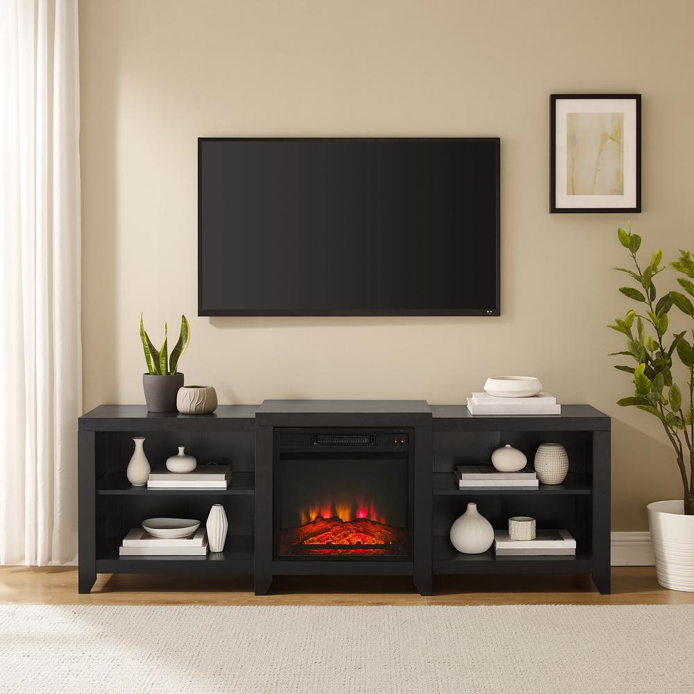 Ronin Low Profile Fireplace Tv Stand For 75+ Inch Tv