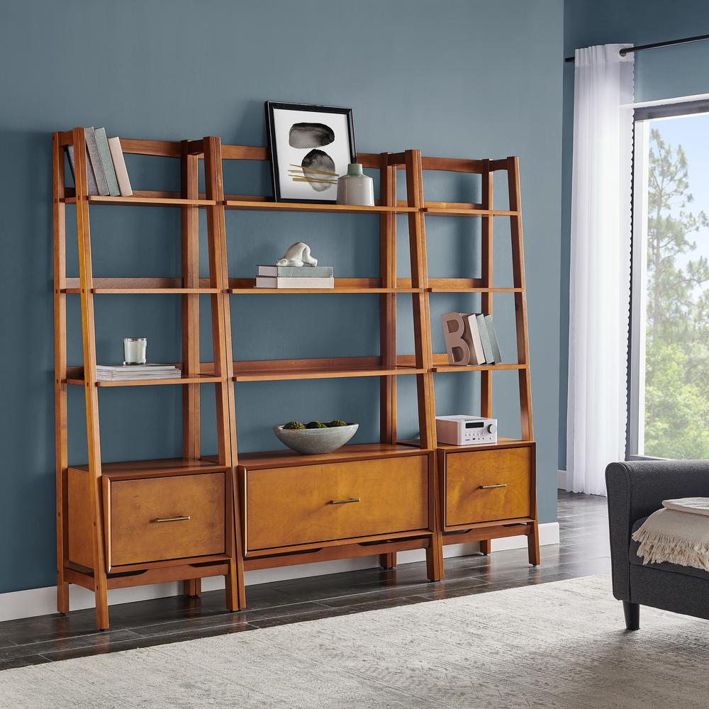 Landon 3-Piece Etagere Bookcase Set