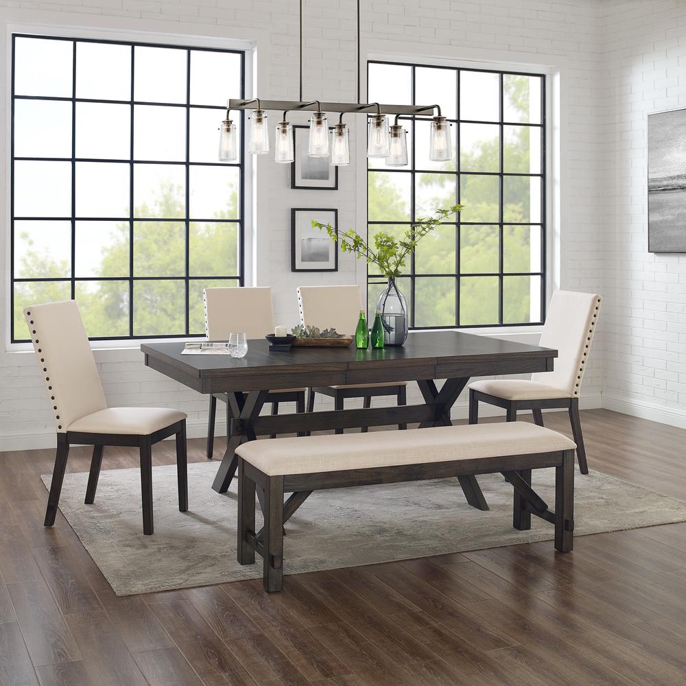 Hayden 6-Piece Dining Table Set For 7