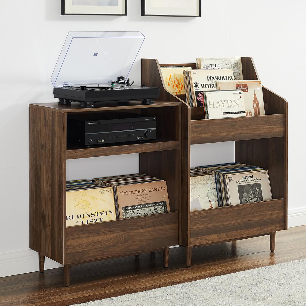 Liam 2-Piece Record Player Stand And Vinyl Storage Set