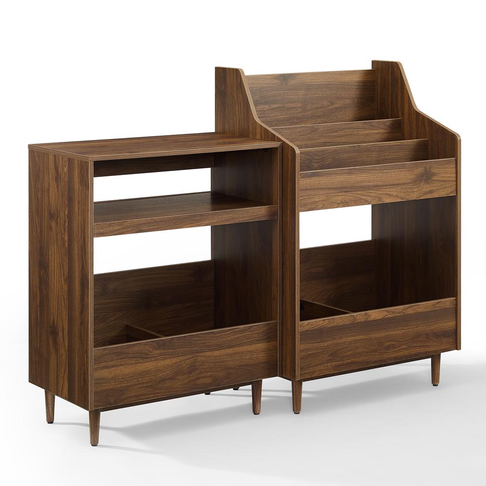Liam 2-Piece Record Player Stand And Vinyl Storage Set