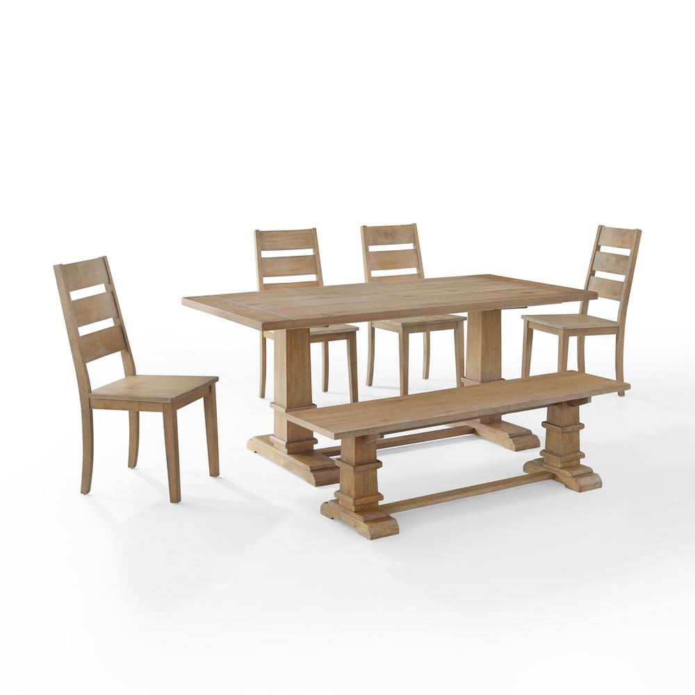 Joanna 6-Piece Dining Table Set For 7