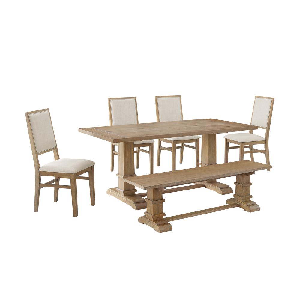 Joanna 6-Piece Dining Table Set For 7