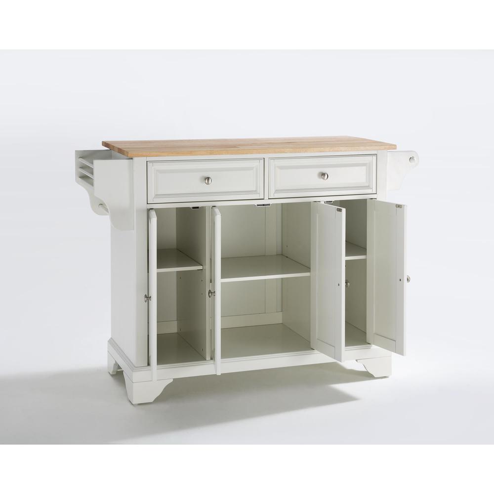 Lafayette Wood Top Full Size Kitchen Island/Cart
