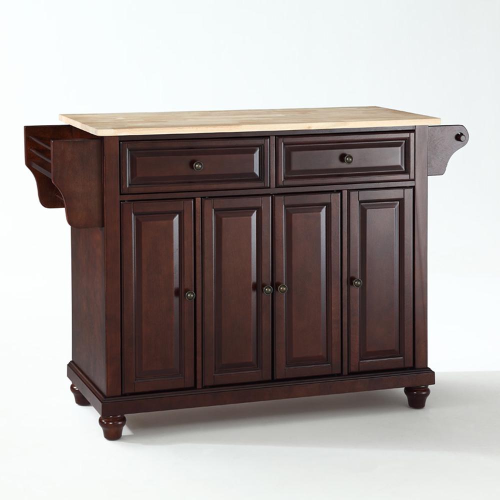Cambridge Wood Top Full Size Kitchen Island/Cart