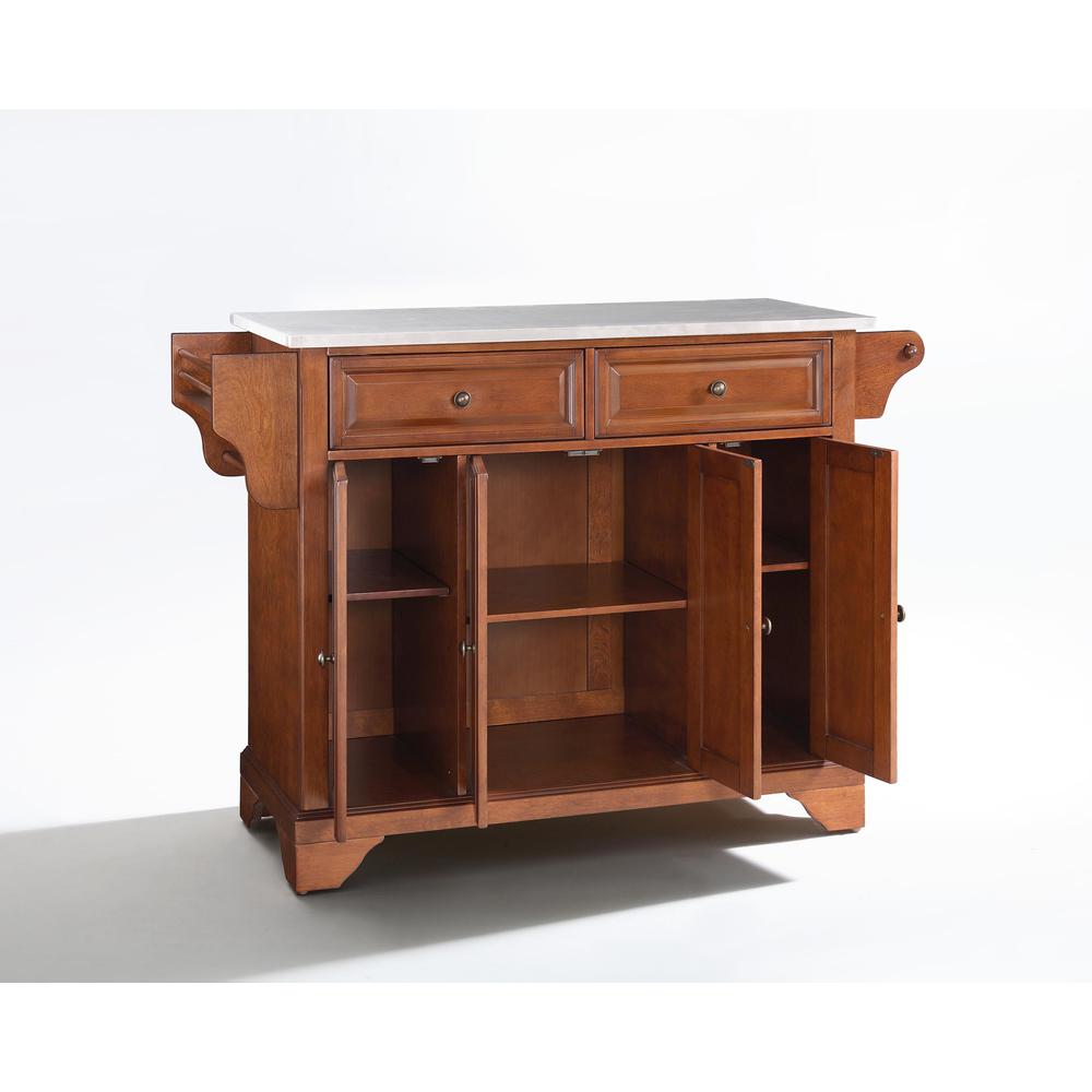 Lafayette Stainless Steel Top Full Size Kitchen Island/Cart