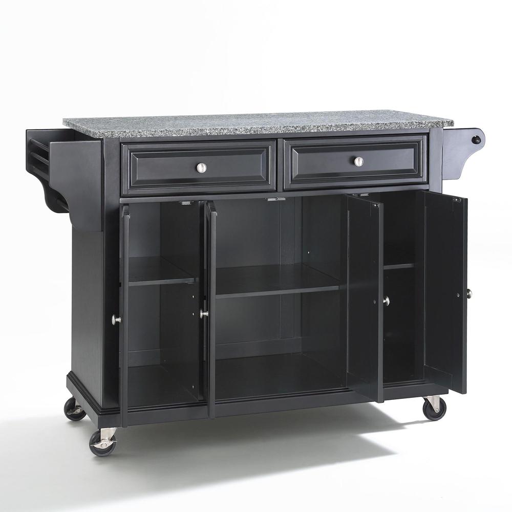 Full Size Granite Top Kitchen Cart