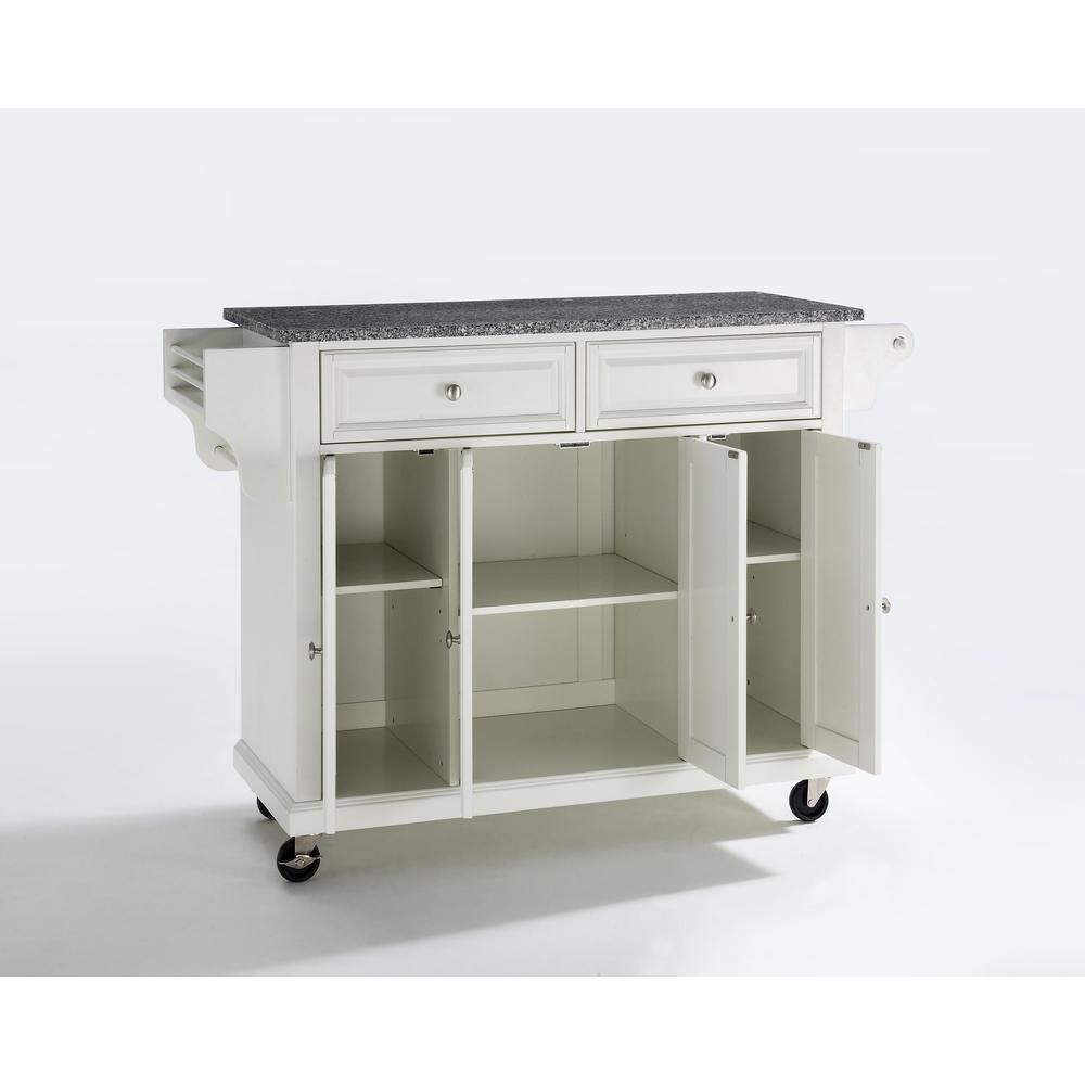 Full Size Granite Top Kitchen Cart