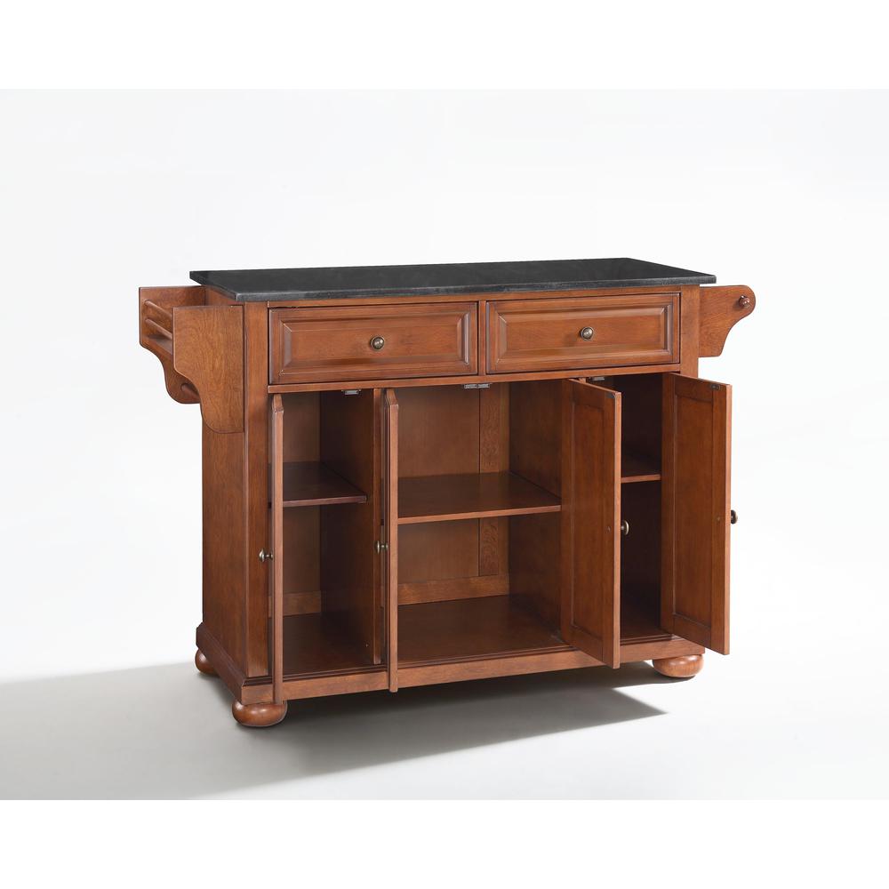 Alexandria Granite Top Full Size Kitchen Island/Cart