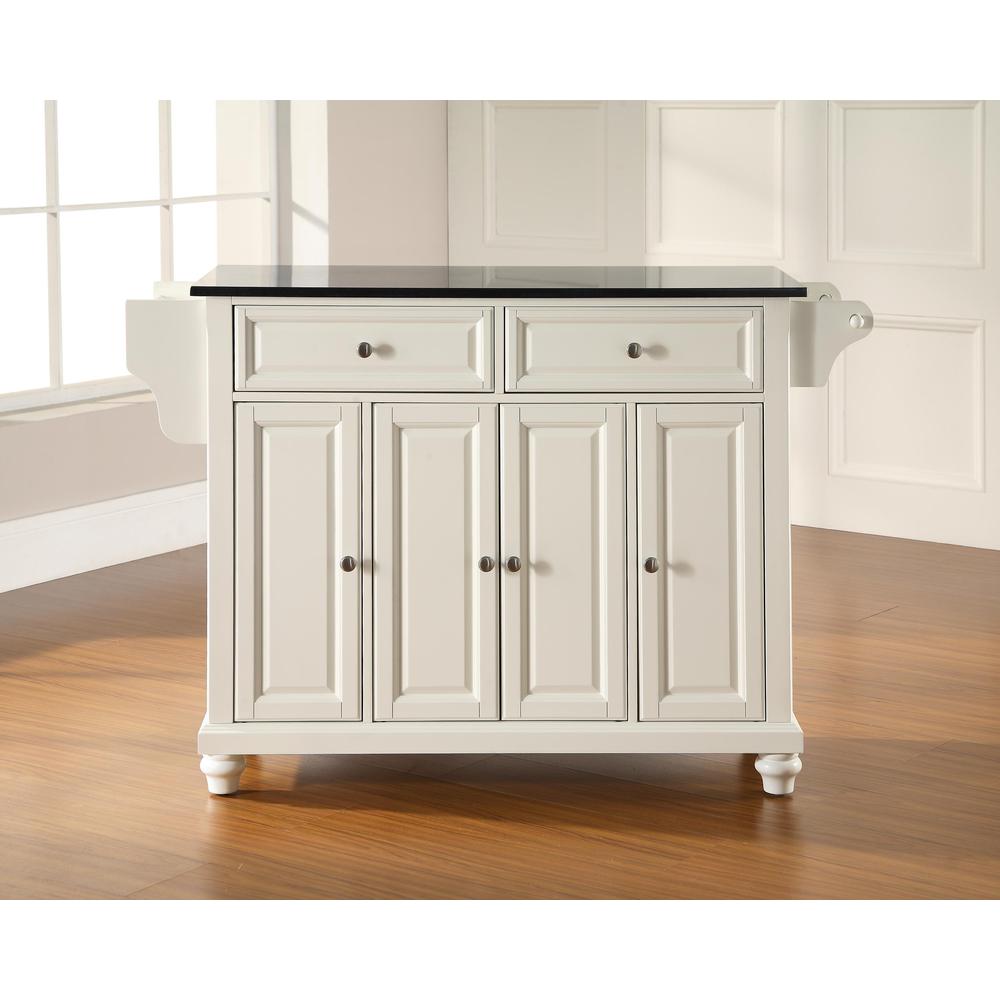 Cambridge Granite Top Full Size Kitchen Island/Cart