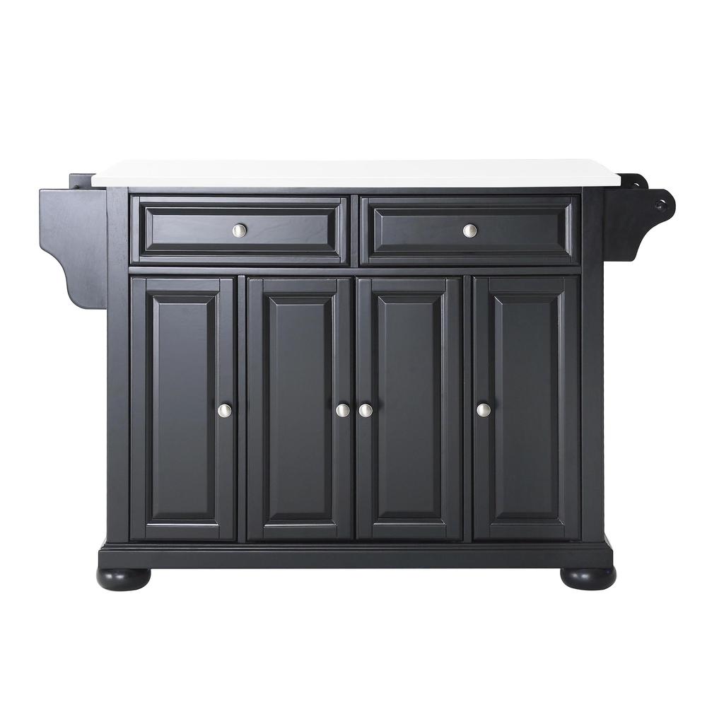 Alexandria Stone Top Full Size Kitchen Island/Cart