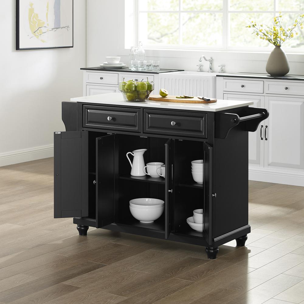 Cambridge Stone Top Full Size Kitchen Island/Cart