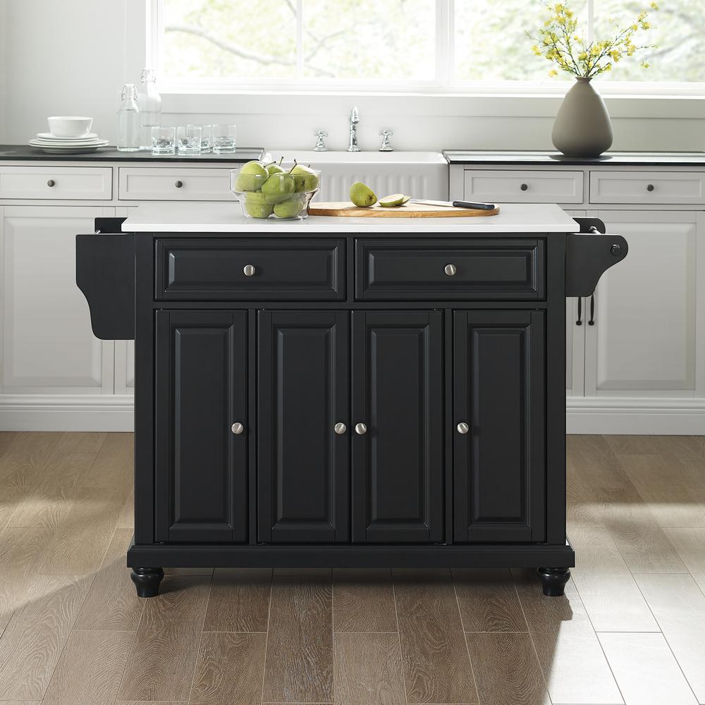 Cambridge Stone Top Full Size Kitchen Island/Cart