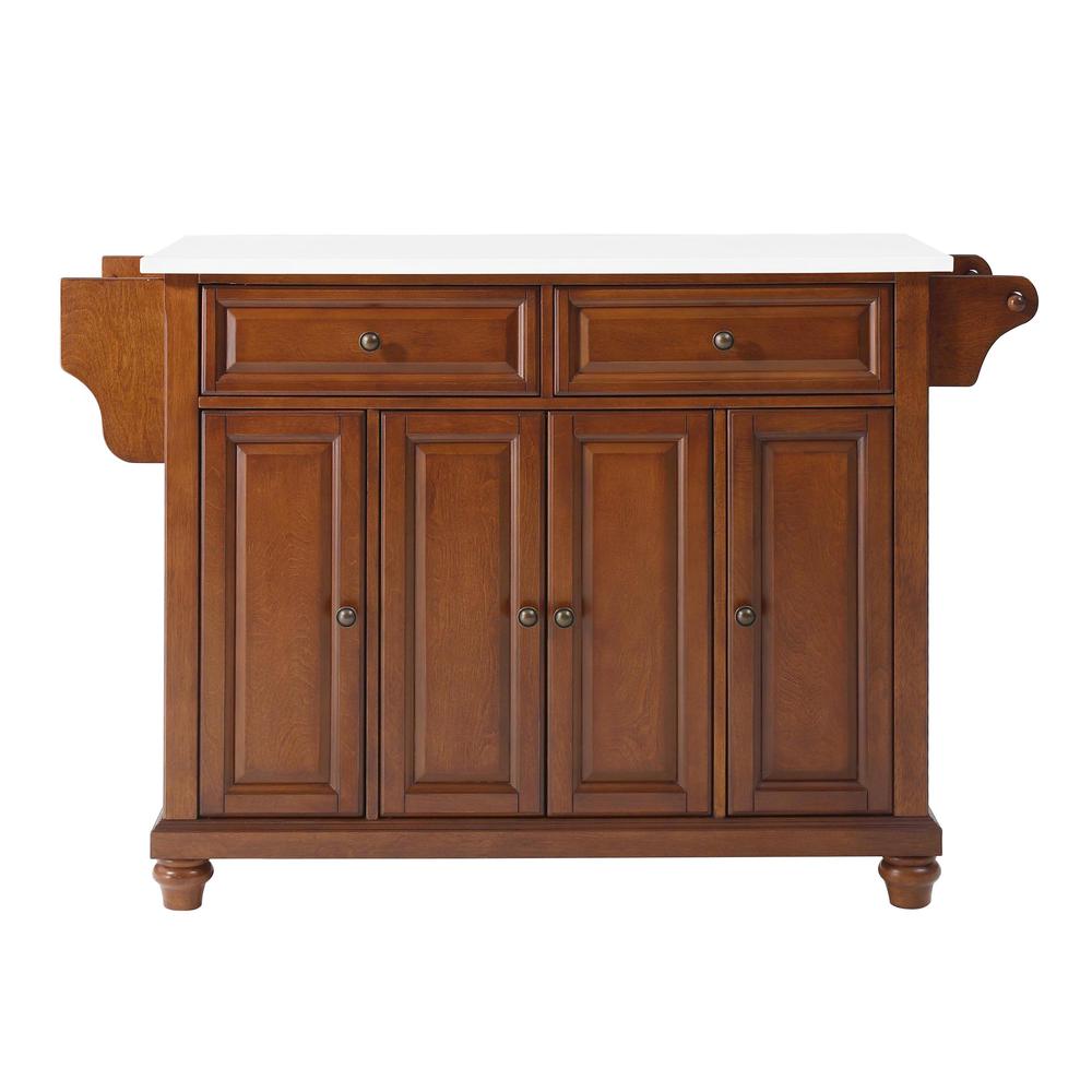 Cambridge Stone Top Full Size Kitchen Island/Cart