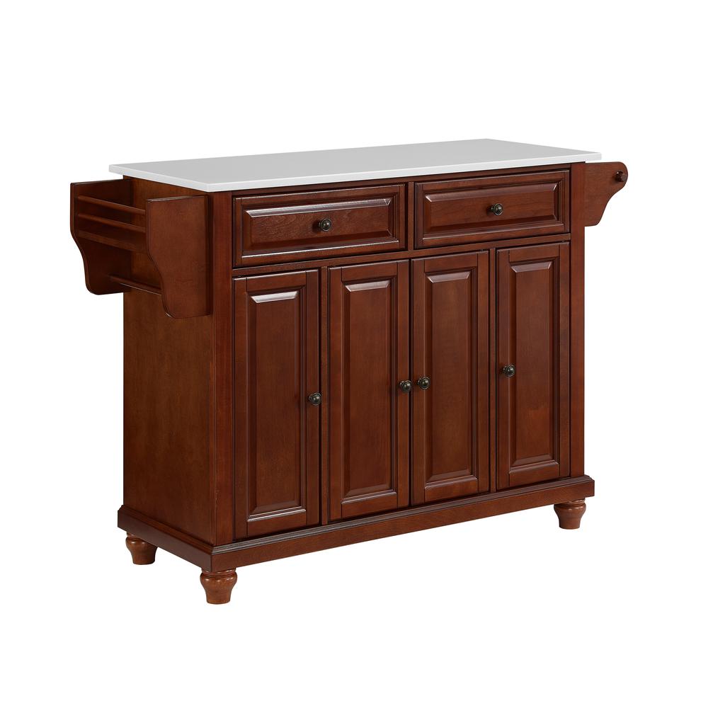 Cambridge Stone Top Full Size Kitchen Island/Cart