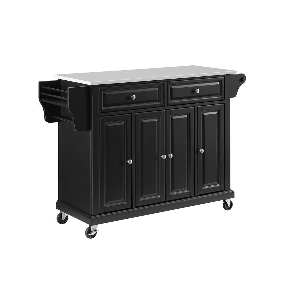 Full Size Stone Top Kitchen Cart