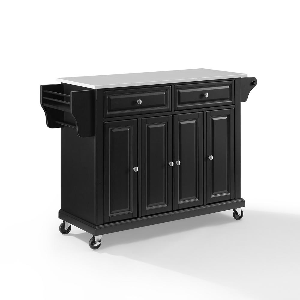 Full Size Stone Top Kitchen Cart
