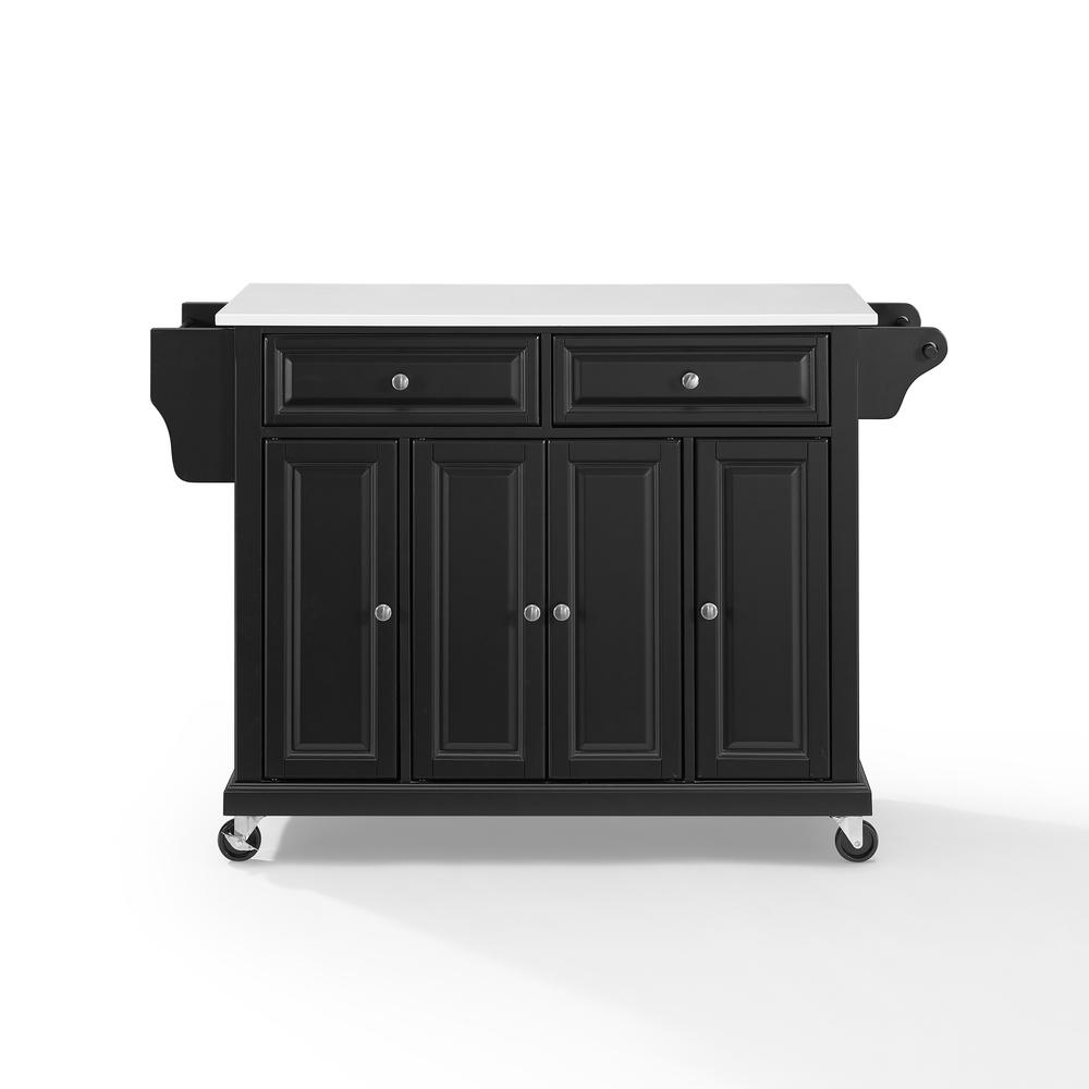 Full Size Stone Top Kitchen Cart