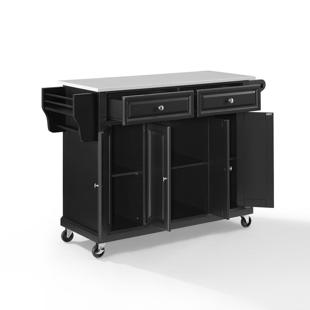 Full Size Stone Top Kitchen Cart