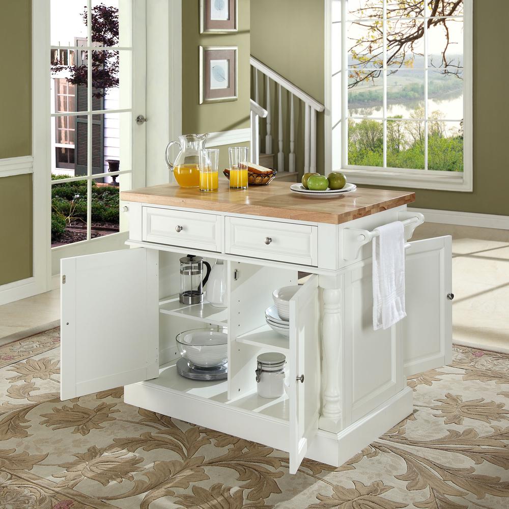 Oxford Butcher Block Kitchen Island