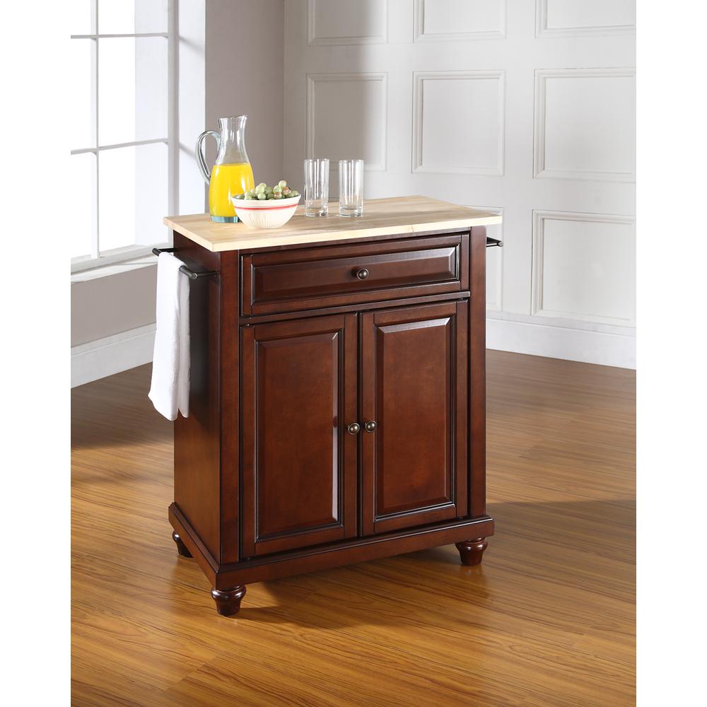 Cambridge Wood Top Portable Kitchen Island/Cart
