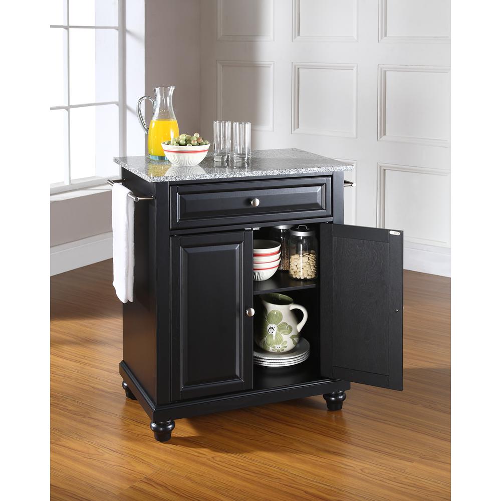 Cambridge Granite Top Portable Kitchen Island/Cart
