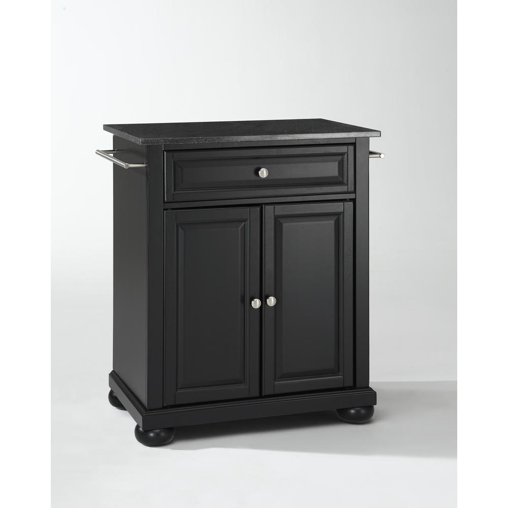 Alexandria Granite Top Portable Kitchen Island/Cart