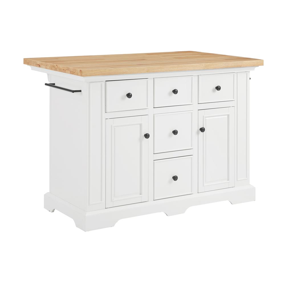 Julia Wood Top Kitchen Island