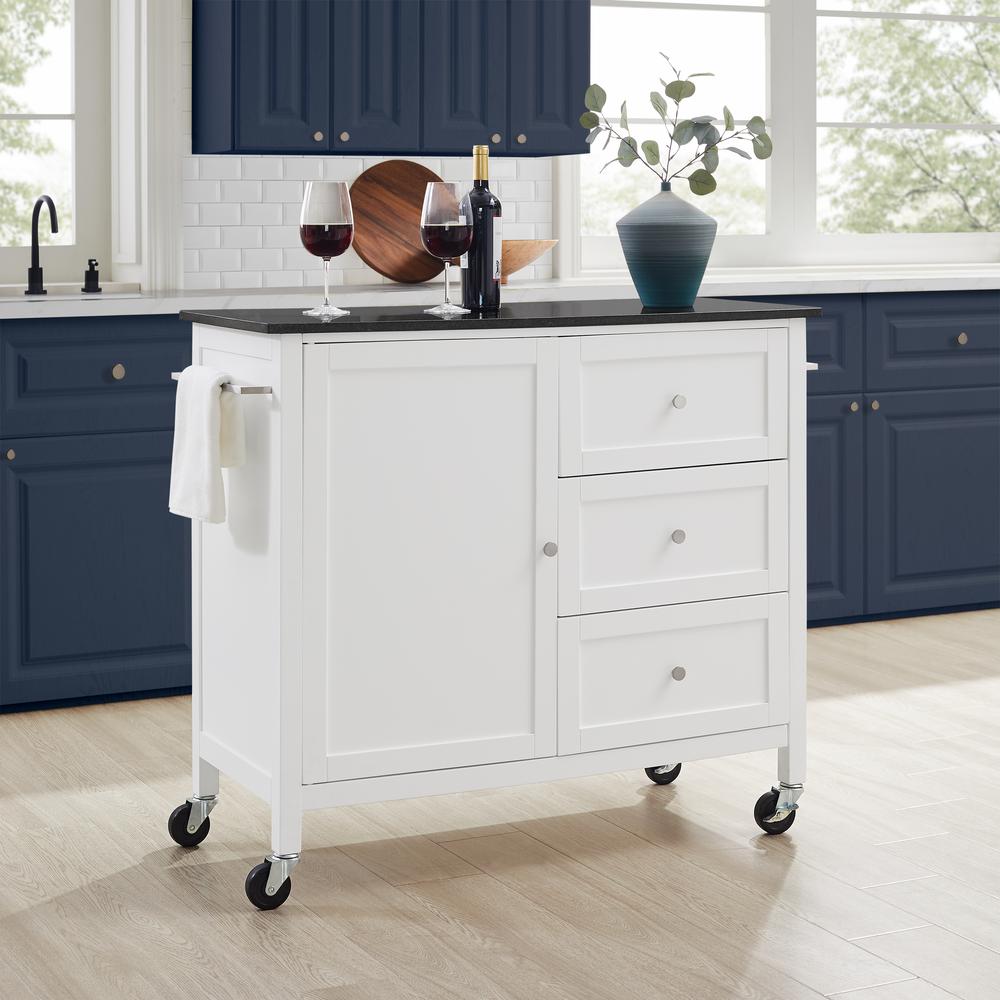Soren Granite Top Kitchen Island/Cart