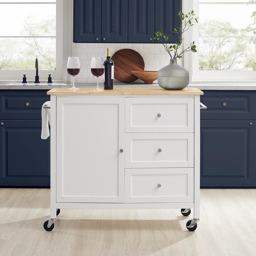 Soren Wood Top Kitchen Island/Cart