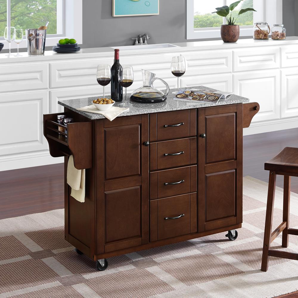 Eleanor Granite Top Kitchen Cart