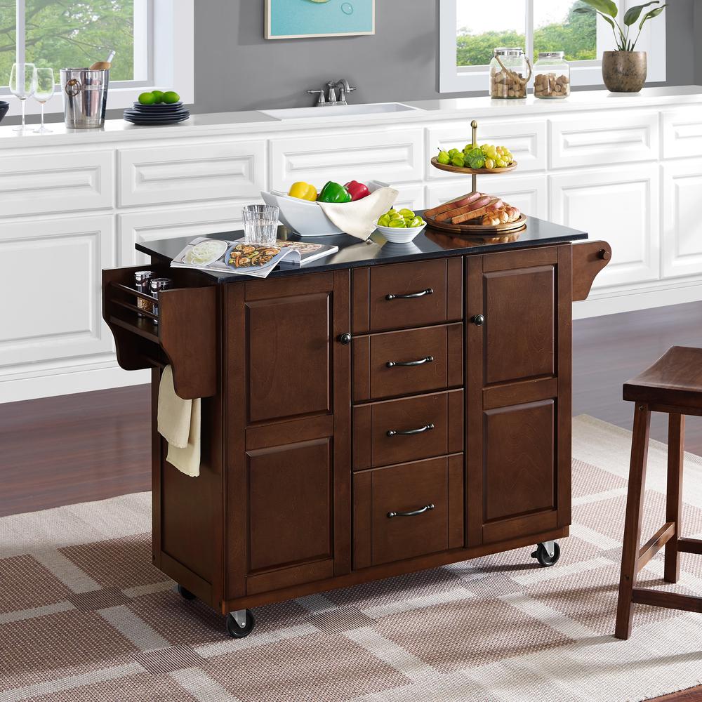 Eleanor Granite Top Kitchen Cart