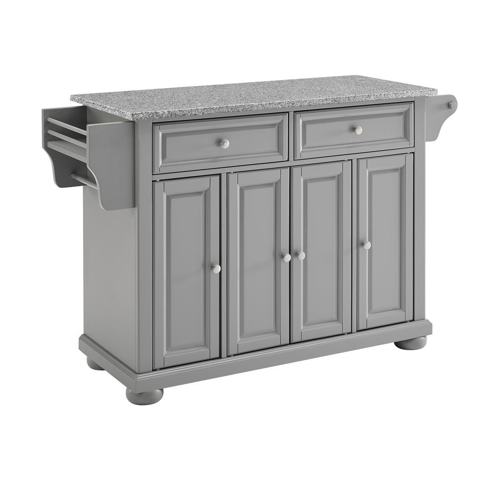 Alexandria Granite Top Full Size Kitchen Island/Cart