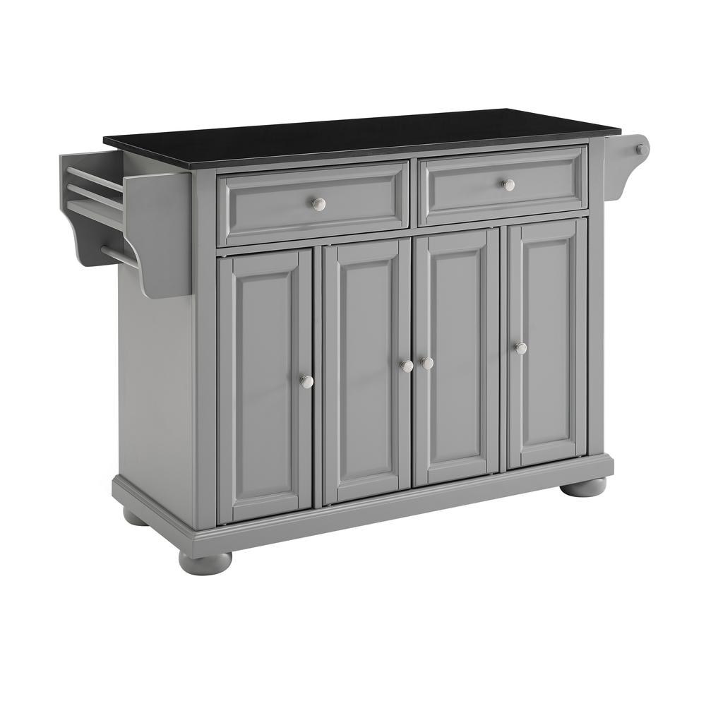 Alexandria Granite Top Full Size Kitchen Island/Cart