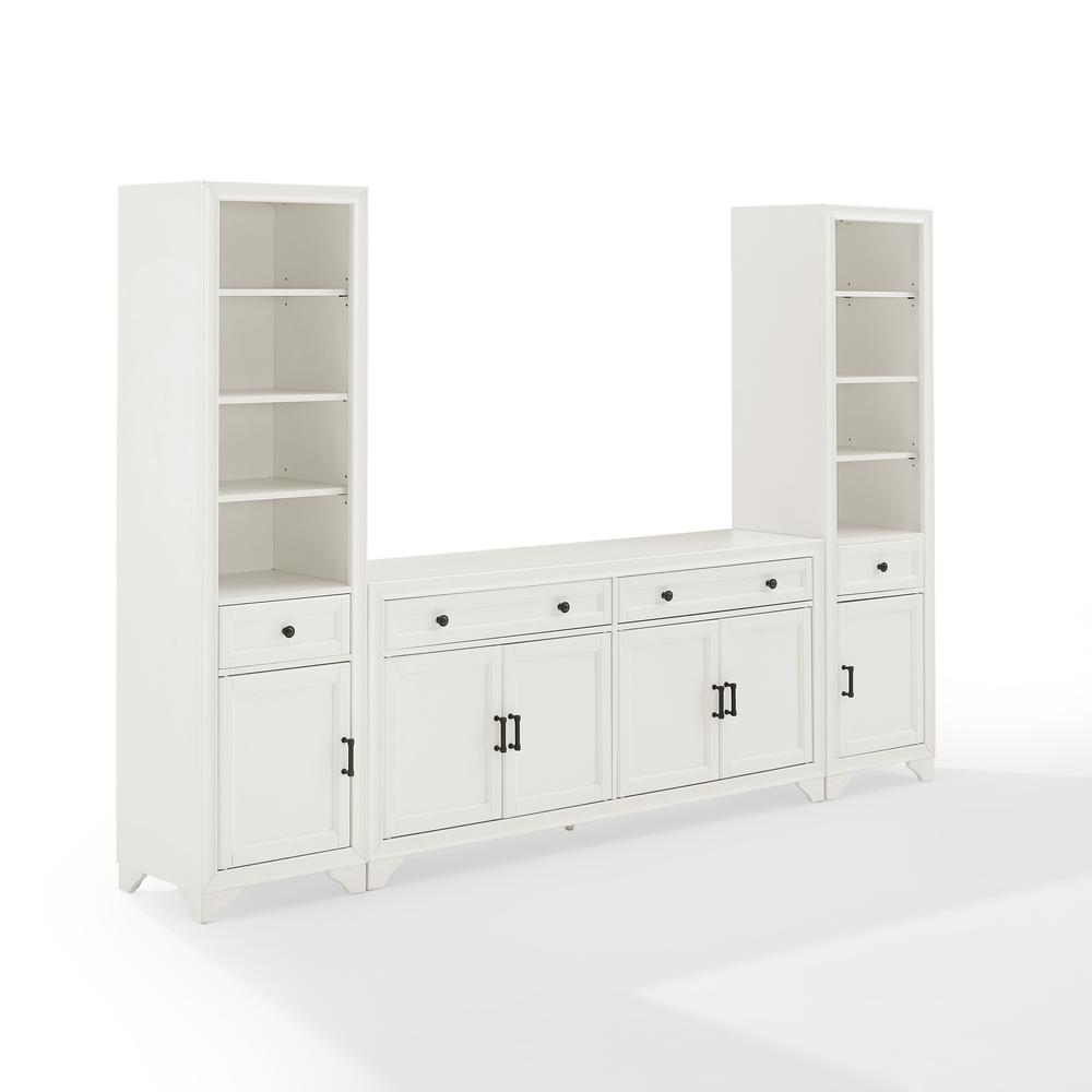 Tara 3-Piece Sideboard And Bookcase Set
