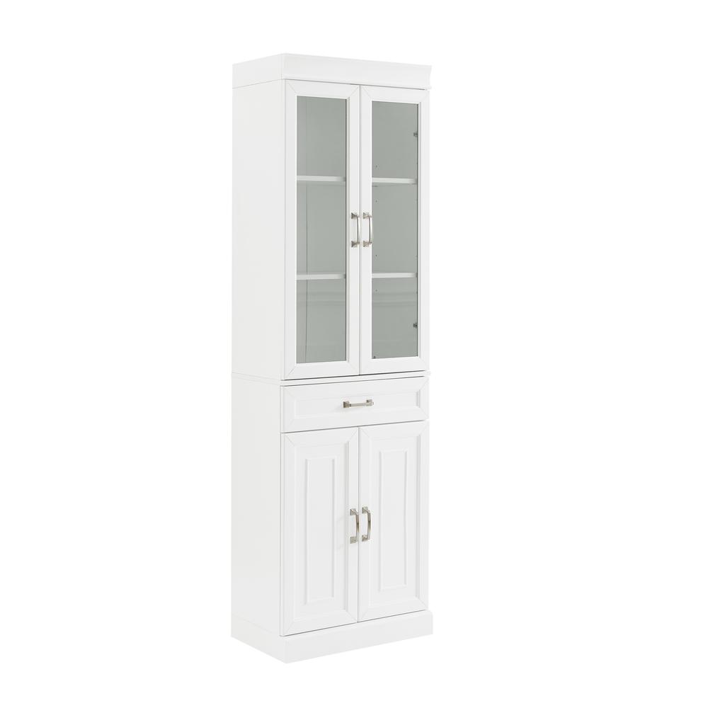 Stanton Glass Door Kitchen Storage Pantry Cabinet