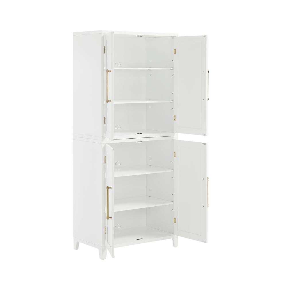 Roarke 2Pc Kitchen Pantry Storage Cabinet Set