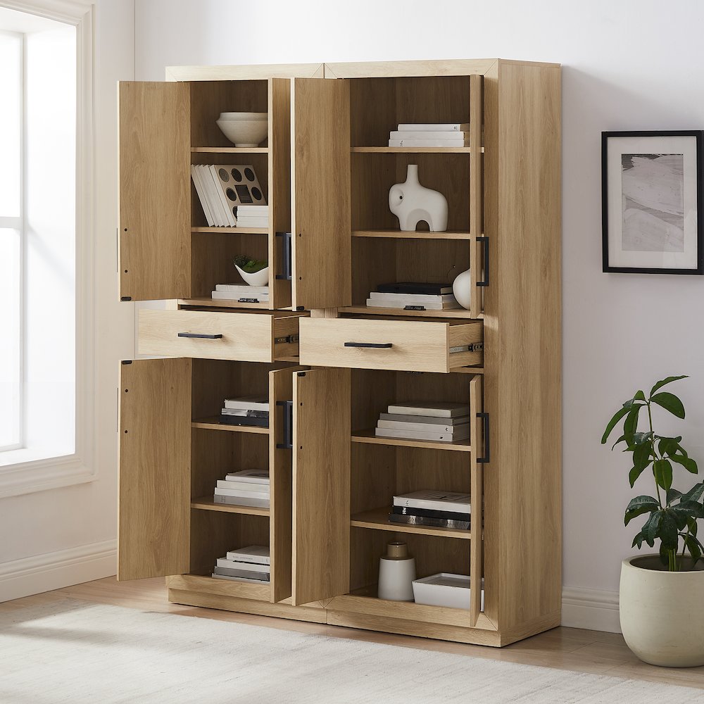 Isla 2-Piece Kitchen Storage Pantry Set