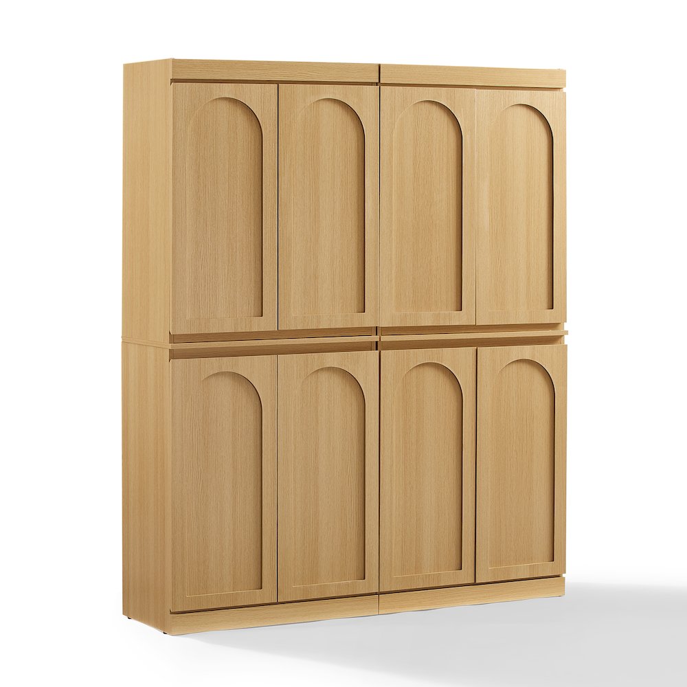 Marco 2-Piece Kitchen Pantry Storage Cabinet Set Ash – 2 Pantries